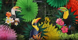 Watch Tiki Tropical Summer Party Decorations Kit on Amazon Live