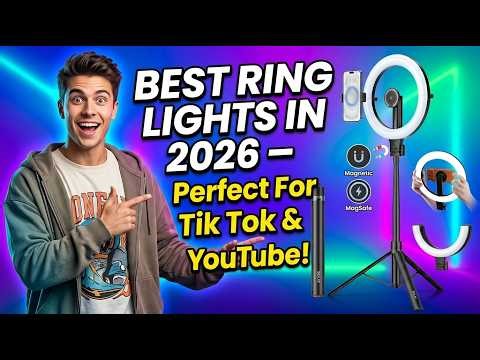 5 Best Ring Lights Under $30 – TikTok & YouTube Creators Need This!