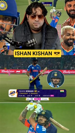 Ishan Kishan 61(24) 💀 #indvsnam #ishankishan #t20worldcup #cricket #indvspak #cricketnews