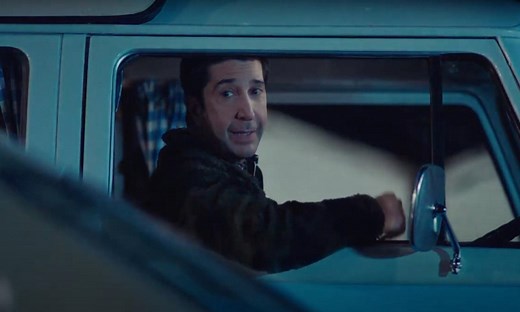 David Schwimmer drives around in a camper van annoying people for a new TV advert