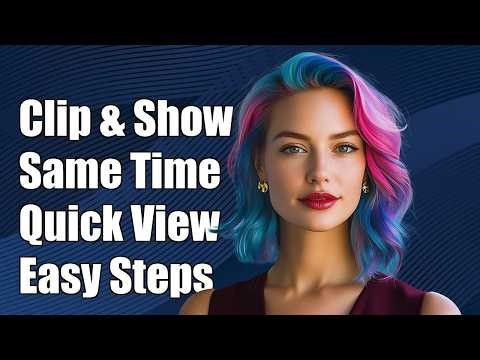 clip and display result in same time