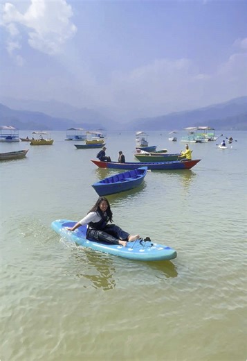 Kayaking Adventure at Phewa Lake in Pokhara, Nepal
