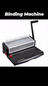 Comix B2938 Comb binding Machine Maximum paper binding capacity: 450 sheets/51mm RingsMaximum punching Capacity: 15 sheets (Legal 80 g) Hole distance: 14.28mm Holes: 21 Hole size: 3x8mm Paper margin: 2.5/3.5/4.5/5.5 mm Distance between holes: 14.3 mm Dimensions: 405mm (L) x 290mm (W) x 165mm (H) Net weight: 5.5 Kg #bindingmachine #binding #followerseveryone #quality #qualityservice | KJ Selim