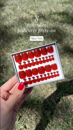 Pédicures press-on 👡 Des FAUX-ONGLES pour vos pieds !
