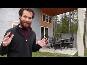 Sleeping In Fibonacci Tiny Home (3D Printed)