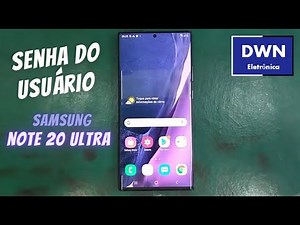 Como Remover Senha do Usuário do Samsung Note 20 Ultra