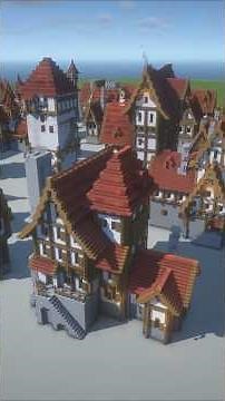 Minecraft Medieval Houses. Downloadable! #gaming #minecraft #minecraftbuilding #minecrafttutorial