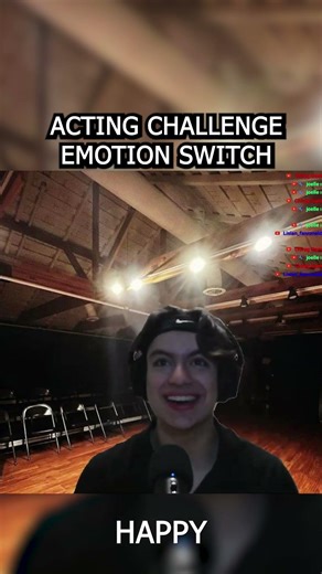 Acting challenge : Switching emotion quickly !