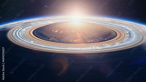Exploring saturn's rings with stunning views from the outer solar system