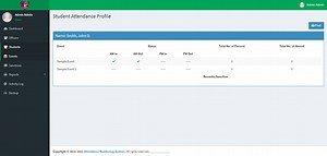 School Event Attendance Monitoring System with Barcode Scanning using PHP with Source Code