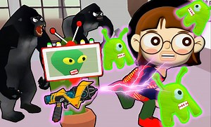 找到外星人 外星人穿上猩猩皮，于是这头猩猩说了一嘴流利外星语