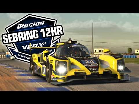 iRacing Special event: Sebring 12 Hour (Part 1)