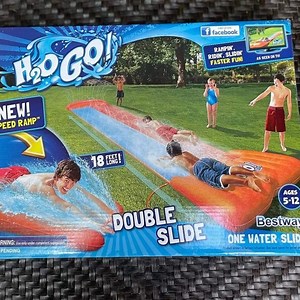 H20GO! 18' Double Lane Water Slide