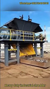 Large Industrial Shredder Demo | Heavy-Duty Recycling Machine for Metal, Plastic & Waste Processing
