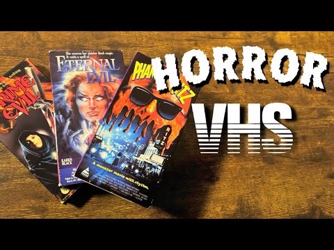 Vintage Horror VHS Haul 