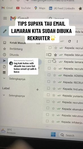 Tips Mengetahui Email Lamaran Kerja Dibaca Rekruiter