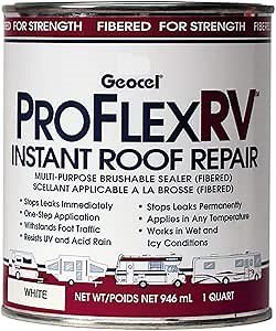 Geocel 24200 Roof Coating & Sealant, Clear