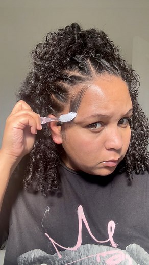 Easy Edges Tutorial #edgestutorial #naturalhair #curlyhairstyles | Afrolecia Oliver