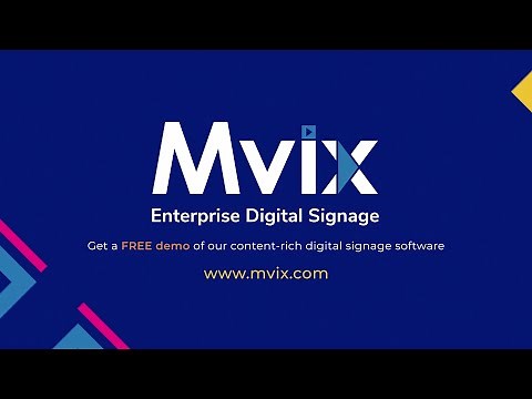 Introducing Mvix CMS V3 Software | Mvix Digital Signage