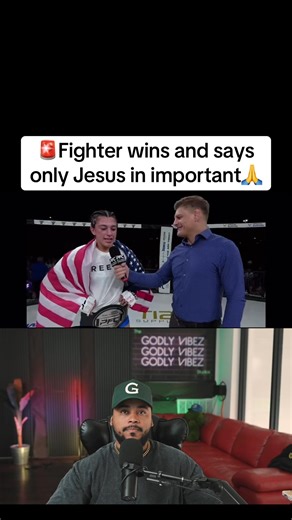 🚨Fighter wins and says only Jesus in important🙏 | Isaiah Robin