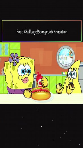 #mukbang #spongebob #foodchallenge | food challenge