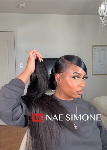 Sleek Ponytail and Swoop Bang Tutorial