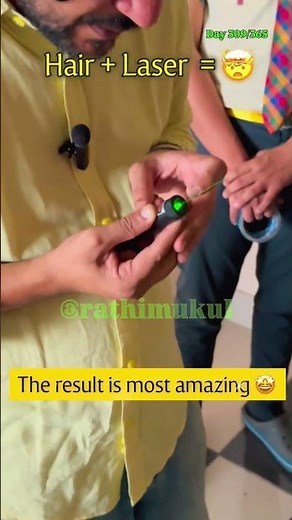 Shadow of my hair as made by laser || an amazing demonstration on diffraction|| fringes #optics