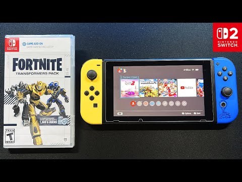 Unboxing Nintendo Switch Fortnite - Transformers Pack - Wildcat Bundle [Special Edition]