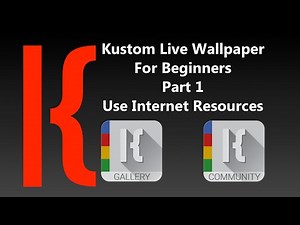 KLWP for Beginners Part 1: Use Internet Resources