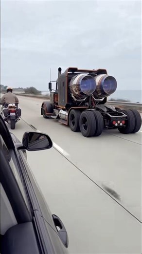 Police Can’t Catch This Jet Monster Truck 😳🔥