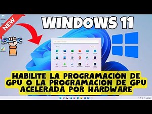 Habilite la programación de GPU o la programación de GPU acelerada por hardware en Windows 11
