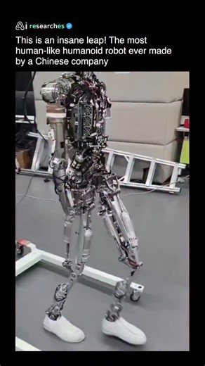 AI researches | AI on Instagram: "XPENG’s next-gen IRON robot moves so realistically that people thought it was a human in a suit. To prove it wasn’t, the team later revealed its internal frame live, and the robot kept walking. What's your take on this? 🤔💭"