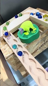 Addictive! Marble Run Chain Sound ASMR② #marblerun #viral
