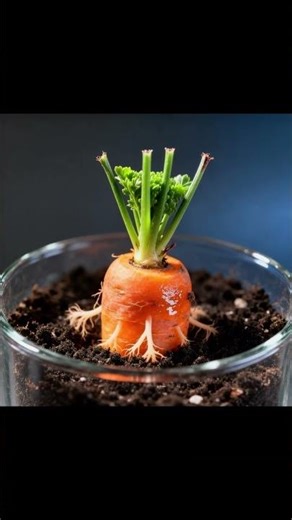 90 Days of Carrot Growth in 30 Seconds #timelapse #gardening #harvest #vegetables #satisfying