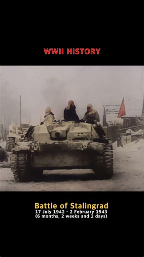 Battle of Stalingrad, the largest and deadliest WWII Eastern Front battle in military history #ww2