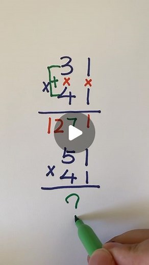 Math Tricks on Instagram: "Multiplication Trick | Multiplying 2 digit numbers #multiplication #multiply #reels"