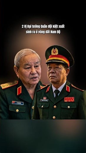 Hai vị đại tướng kiệt xuất sinh ra ở vùng đất Nam Bộ