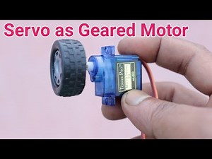 Modifying a Servo Motor for Continuous Rotation