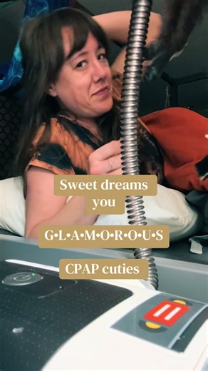 Last cpap sleep of being 37! Tomorrow I’ll wake up a whopping 38 💫 Sweet dreams cpap cuties 🫶🏽 #sleepapnea #cpapcutie #sleepdisorders #sleeping #womenwithsleepapnea