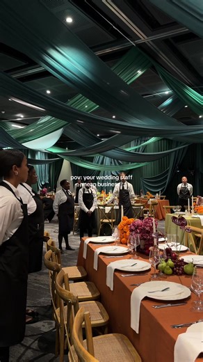 Your Wedding Staff Mean Business in Cape Town