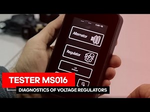 MS016 – Tester for voltage regulators of alternators