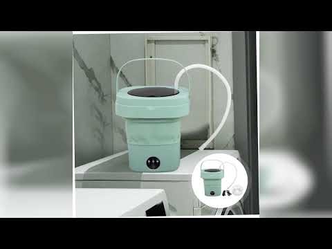 Review: Portable Mini Folding Washing Machine Capacity Wash and Spin-dry Compact Laundry Machi...