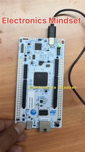 Control led using push button and stm32 #shortsfeed #shortsvideo #shorts #led #trendingshorts