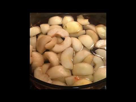 CANNING FRESH ASIAN PEARS (with acid)
