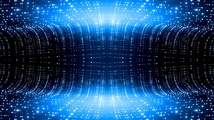 Futuristic Blue Infinity Wall 4K Loop-able v1 | Premium Stock Video Footage