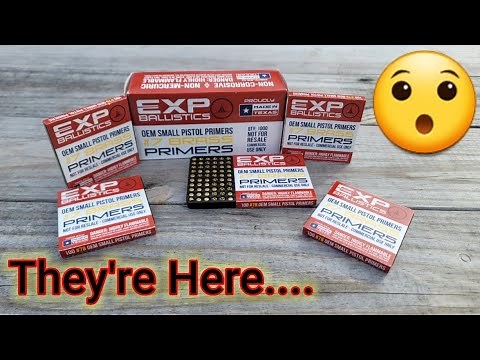 Finally! NEW PRIMER COMPANY Shows Proof Of Life! We've got Em! Small Pistol Primers from EXPANSION