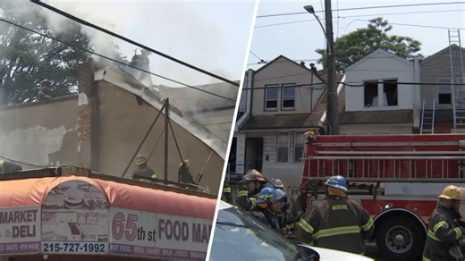 Fire in Southwest Philly leaves 2 hurt, neighbors displaced