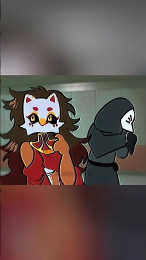 [SCP OCXCANON] yapper x listener duo #scp #scofoundation #scp049 #scp9057 #animationmeme #tweening