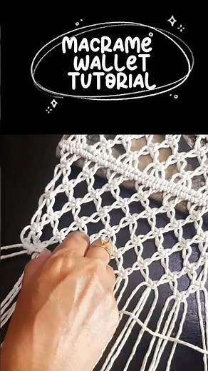 MACRAME WALLET TUTORIAL