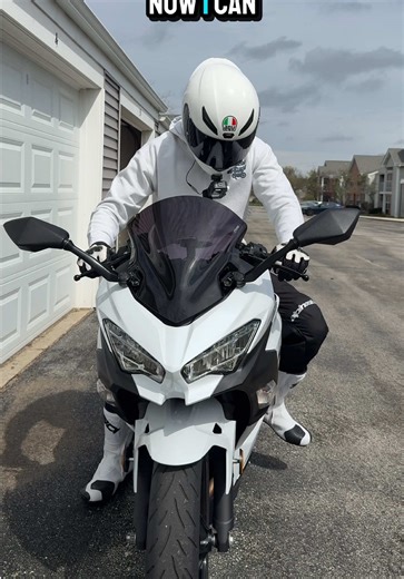 Slow and Controlled Stop #ninja400 #motorcycle #sportbike #bike #biketok
